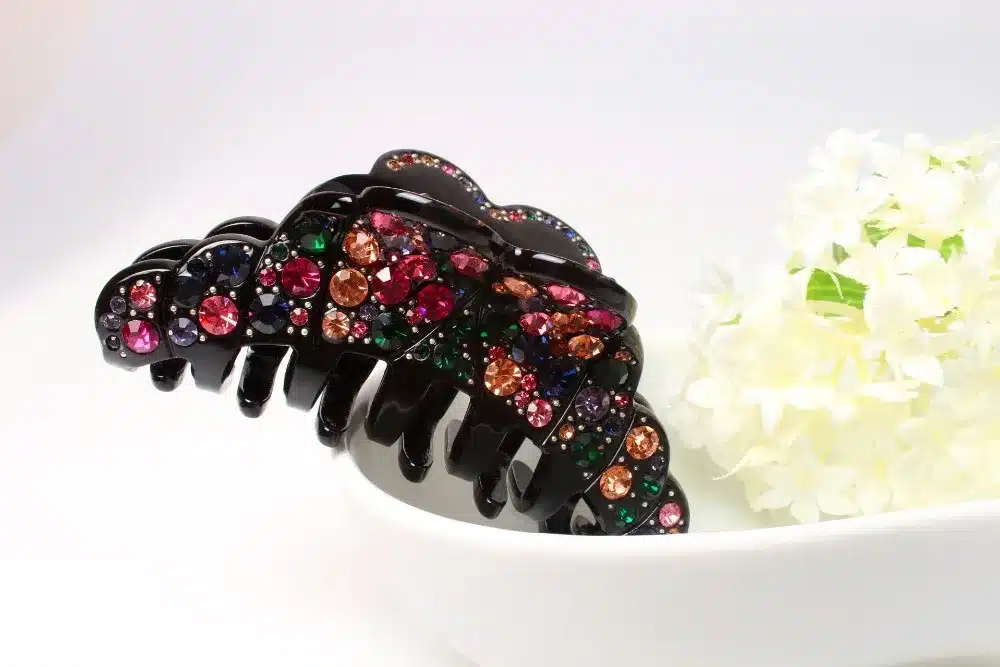 High Quality Expensive rhinestone headband acrylic clip for wedding fashion jewelry party hair claw free shipping AA50 18