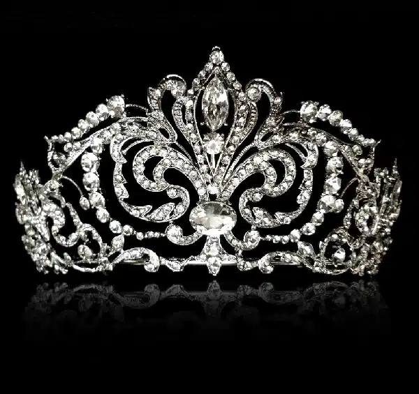 Oversize Vintage princess Crystal tiara Rhinestone Bridal Hair Jewelry Wedding Hair Accessories Queen Pageant Tiaras and Crowns 2