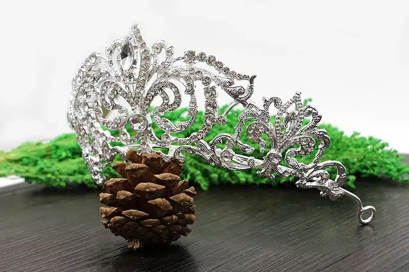 Oversize Vintage princess Crystal tiara Rhinestone Bridal Hair Jewelry Wedding Hair Accessories Queen Pageant Tiaras and Crowns 7