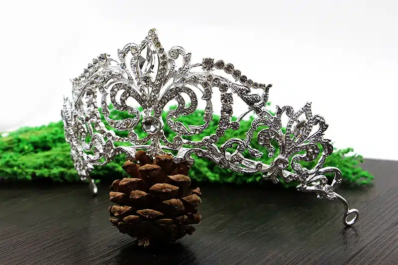 Oversize Vintage princess Crystal tiara Rhinestone Bridal Hair Jewelry Wedding Hair Accessories Queen Pageant Tiaras and Crowns 8