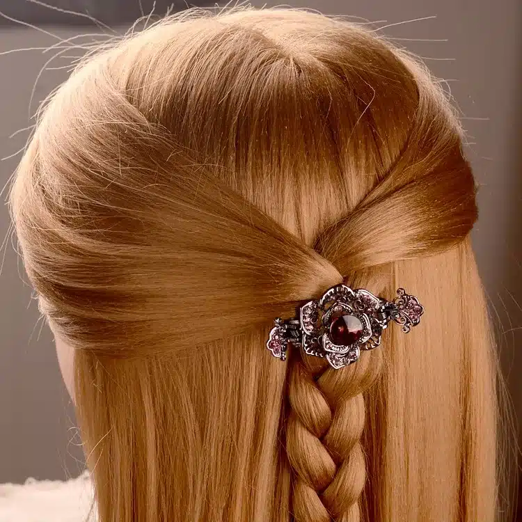 New Fashion Hair Jewelry Women's Hair accessories Crystal Rhinestone Flower Hair Clips Barrettes Hair Band 13