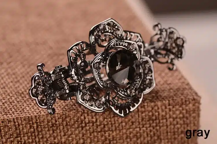 New Fashion Hair Jewelry Women's Hair accessories Crystal Rhinestone Flower Hair Clips Barrettes Hair Band 15