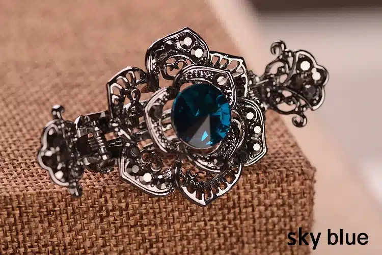 New Fashion Hair Jewelry Women's Hair accessories Crystal Rhinestone Flower Hair Clips Barrettes Hair Band 16