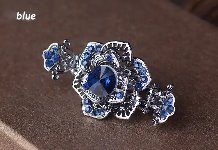New Fashion Hair Jewelry Women's Hair accessories Crystal Rhinestone Flower Hair Clips Barrettes Hair Band 17
