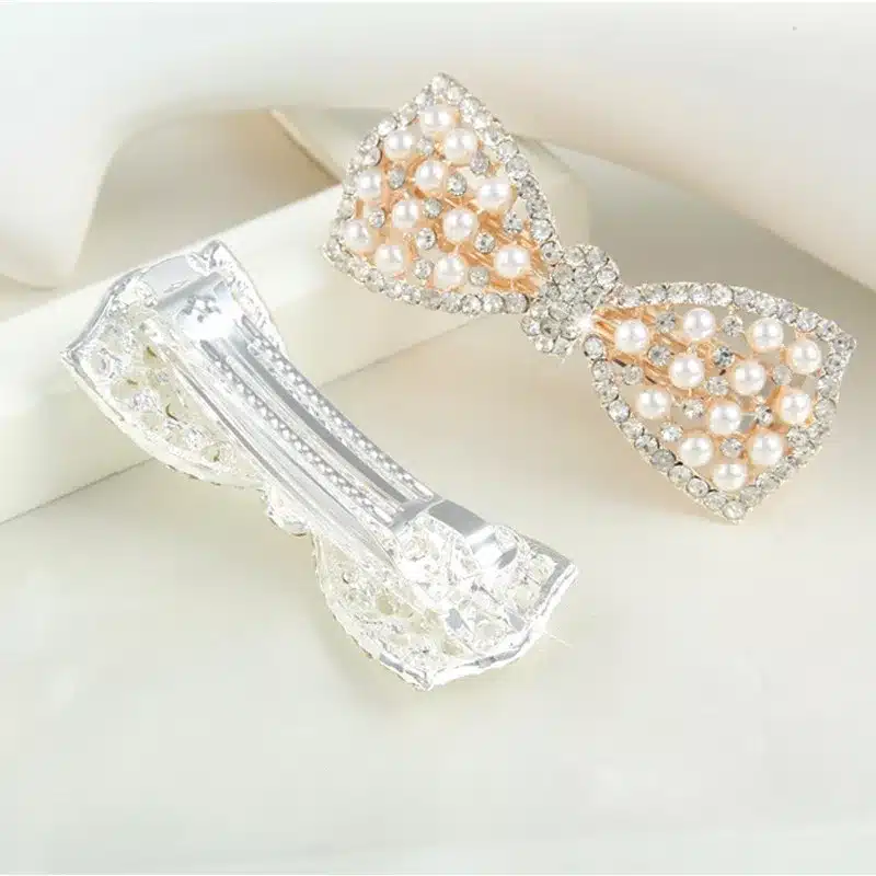 Hair Clips For Girls Rhinestone Beautiful Pearls Hairpins Hairclips Headwear Hair Accessories For Women Jewelry Hair Ornaments 12