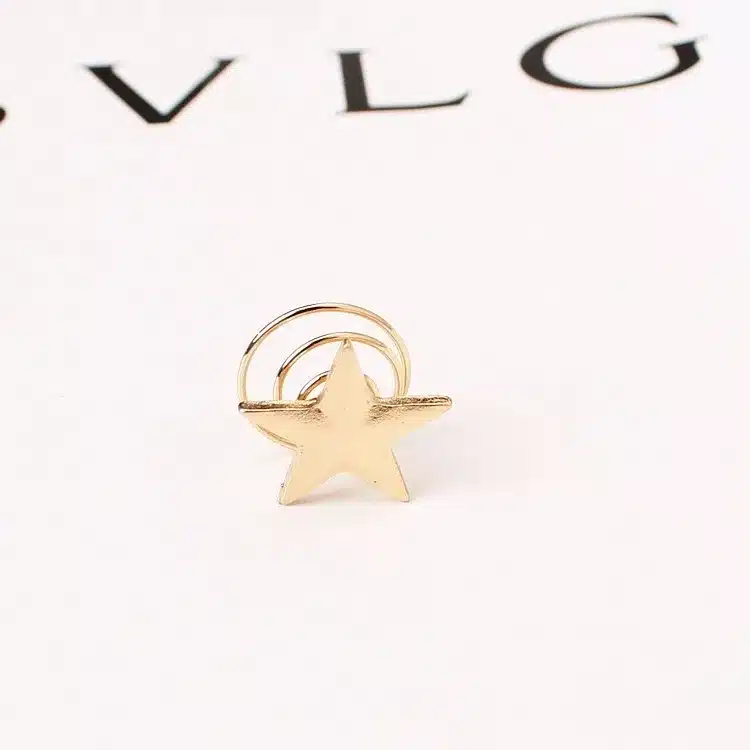 1PCS2016 latest gold stars coil spring clips hairpin Hair Jewelry for woman girl head accessories Wedding 3