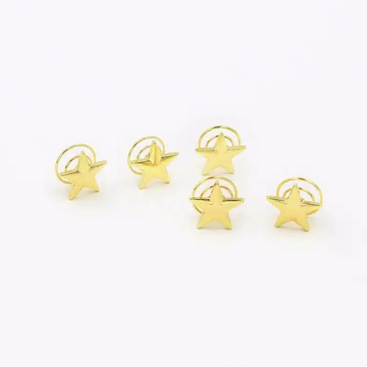 1PCS2016 latest gold stars coil spring clips hairpin Hair Jewelry for woman girl head accessories Wedding 5