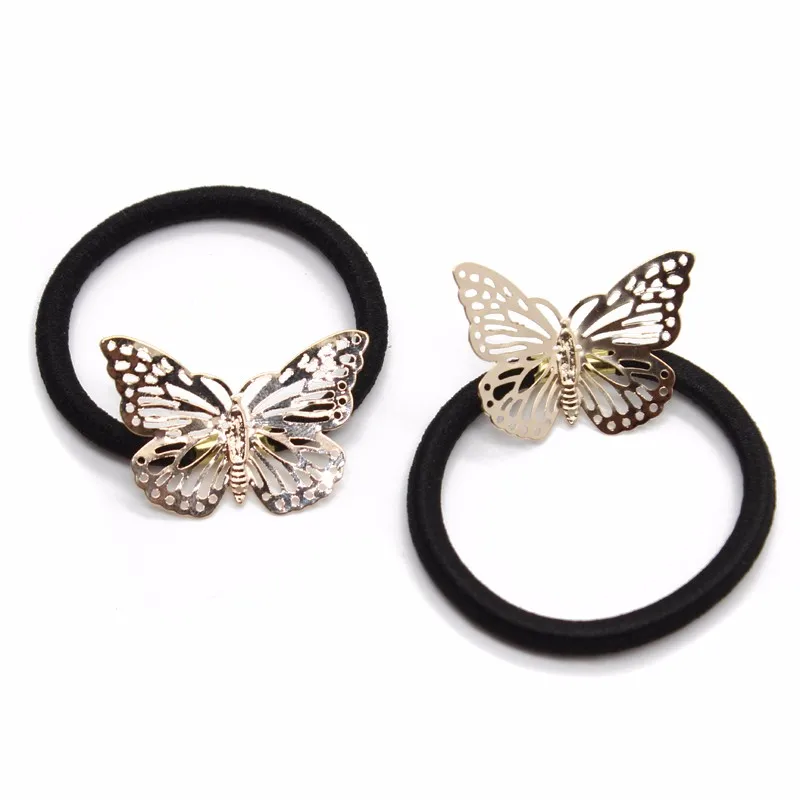 4 PCS Fashion Hair Accessories Hairwear Hair Grips Metal Gold Color Butterfly Hair Clip Hairpins Barrette Jewelry For Women Girl 8