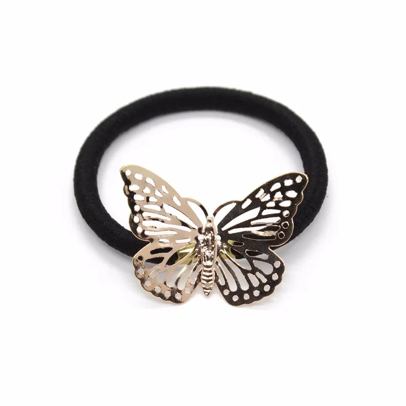 4 PCS Fashion Hair Accessories Hairwear Hair Grips Metal Gold Color Butterfly Hair Clip Hairpins Barrette Jewelry For Women Girl 9