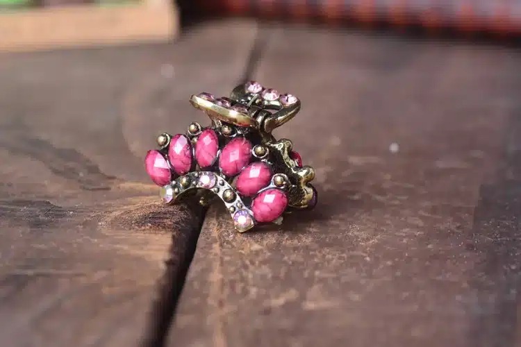 Vintage Crown Hair Jewelry Rhinestone Small Hair Claws Hair Clip For Women Hair Accessories 14