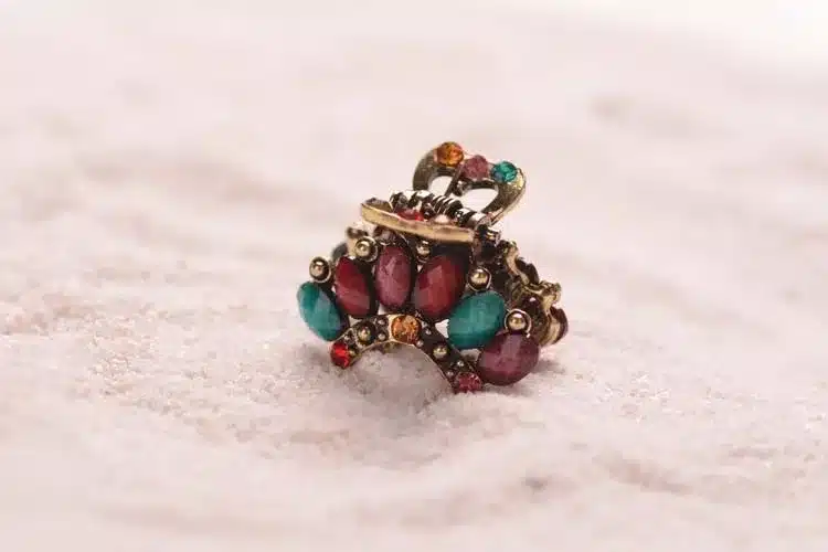 Vintage Crown Hair Jewelry Rhinestone Small Hair Claws Hair Clip For Women Hair Accessories 20