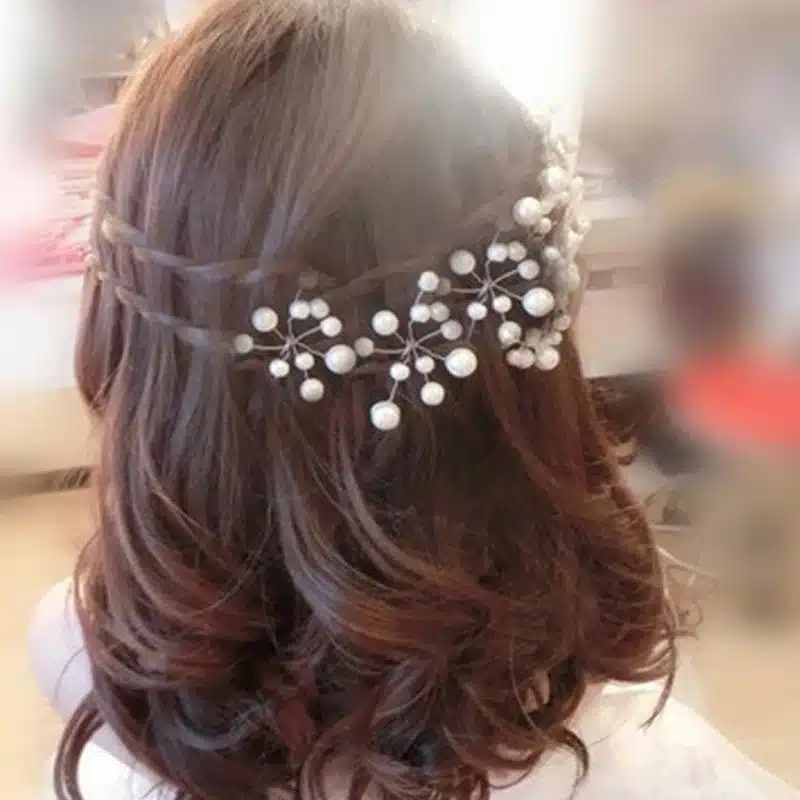 5Pcs Hairpins Women Girls Accessories Hairstyles Wedding Bridal Hair Pins Bridesmaid Jewelry Hairwear Hair Clips Hair Barrette 13
