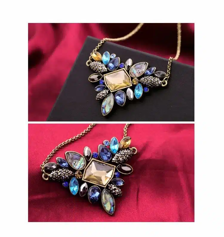KISS ME Exquisite Rhinestone Pendant Necklace 2016 Wholesale Newest Fashion Thin Chain Collar Necklace Jewelry 22
