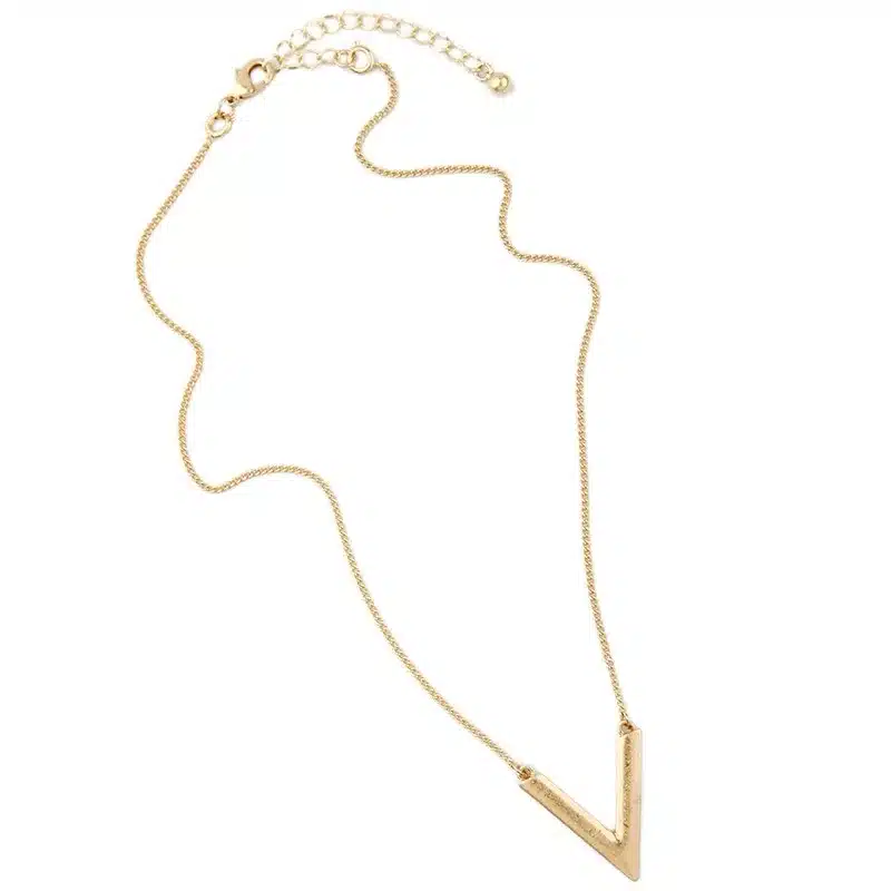 KISS ME Alloy Artificial Marble Triangle Pendant Necklace 2016 New Summer Jewelry Alloy Layered Necklace 23