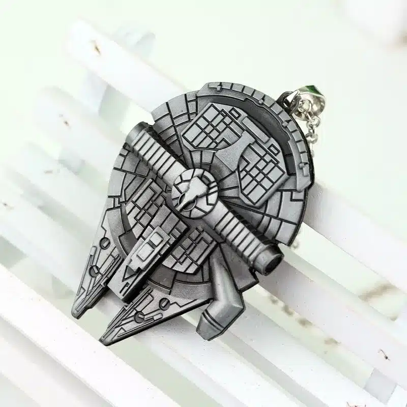 Movie Jewelry Star Wars Necklace Millennium Falcon Darth Vader Metal Pendant Necklace For Fans Souvenirs Men Women Film Lovers 15