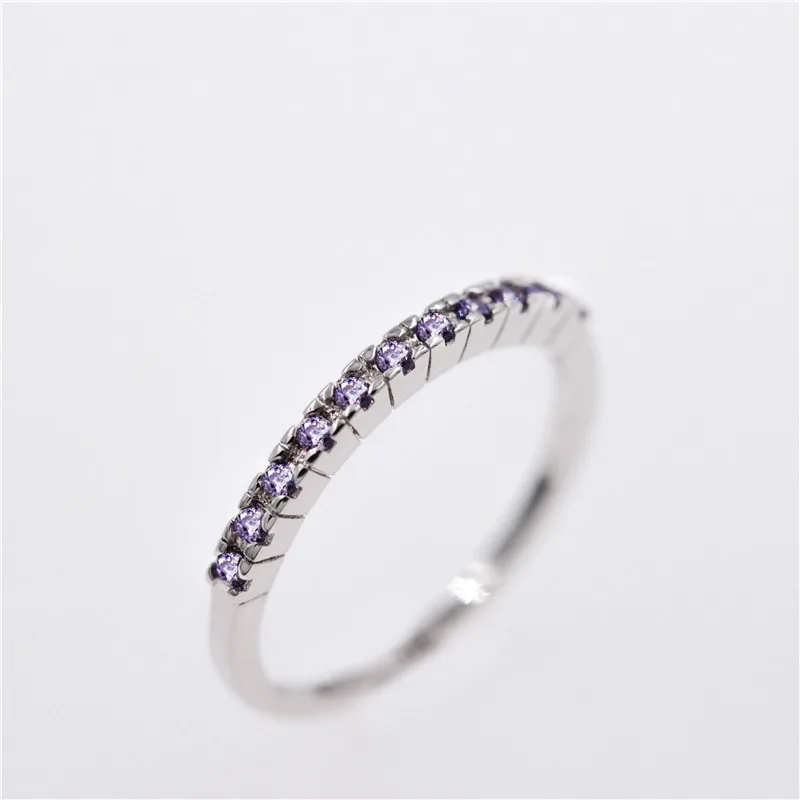 Women Wedding Rings Fianit Rose Gold Color Cubic Zirconia Engagement Ring Female Jewelry Anillos Gift Jewellery Uloveido J029 35