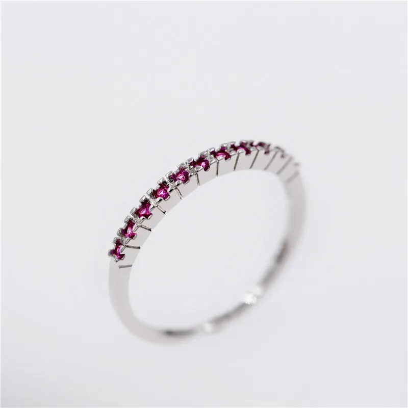 Women Wedding Rings Fianit Rose Gold Color Cubic Zirconia Engagement Ring Female Jewelry Anillos Gift Jewellery Uloveido J029 36