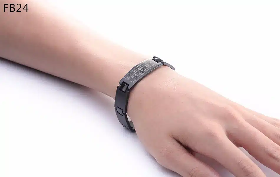 KISS MANDY 2017 Men's Bracelets Trendy Jesus Christian Cross Sign Bangles Fashion Jewelry FB14 24