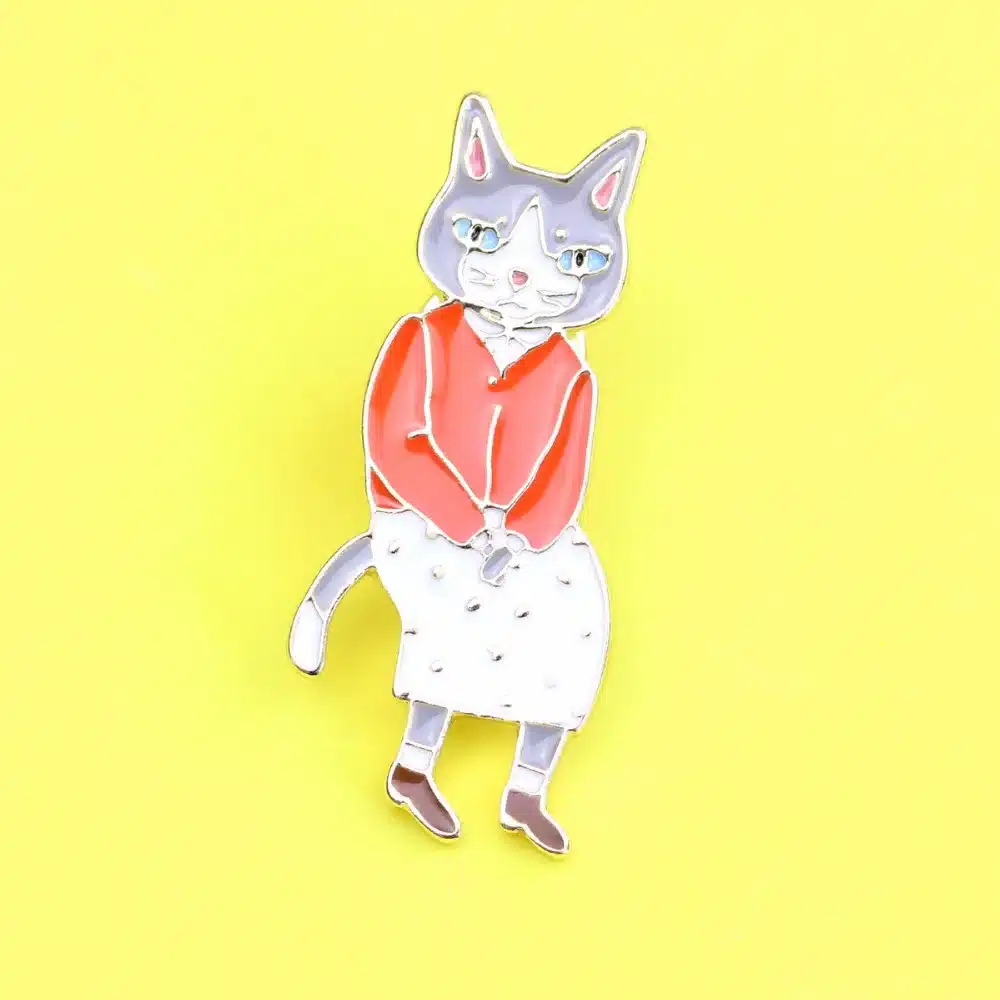 Timlee X297 Free shipping Cartoon Cute Cats Rabbits Foxes Metal Brooch Pins,Fashion Jewelry Wholesale 22