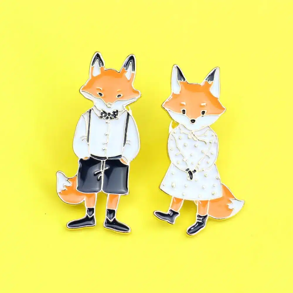 Timlee X297 Free shipping Cartoon Cute Cats Rabbits Foxes Metal Brooch Pins,Fashion Jewelry Wholesale 30