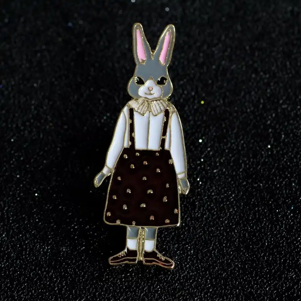 Timlee X297 Free shipping Cartoon Cute Cats Rabbits Foxes Metal Brooch Pins,Fashion Jewelry Wholesale 33