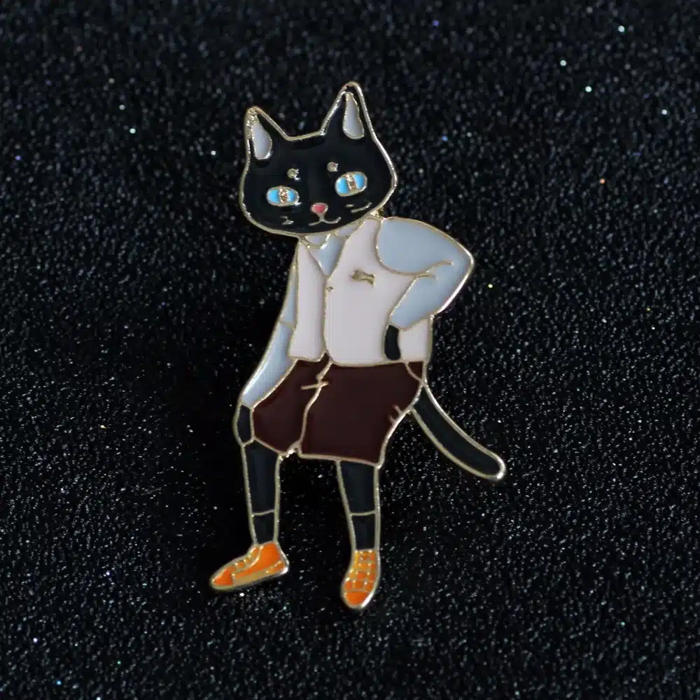 Timlee X297 Free shipping Cartoon Cute Cats Rabbits Foxes Metal Brooch Pins,Fashion Jewelry Wholesale 35