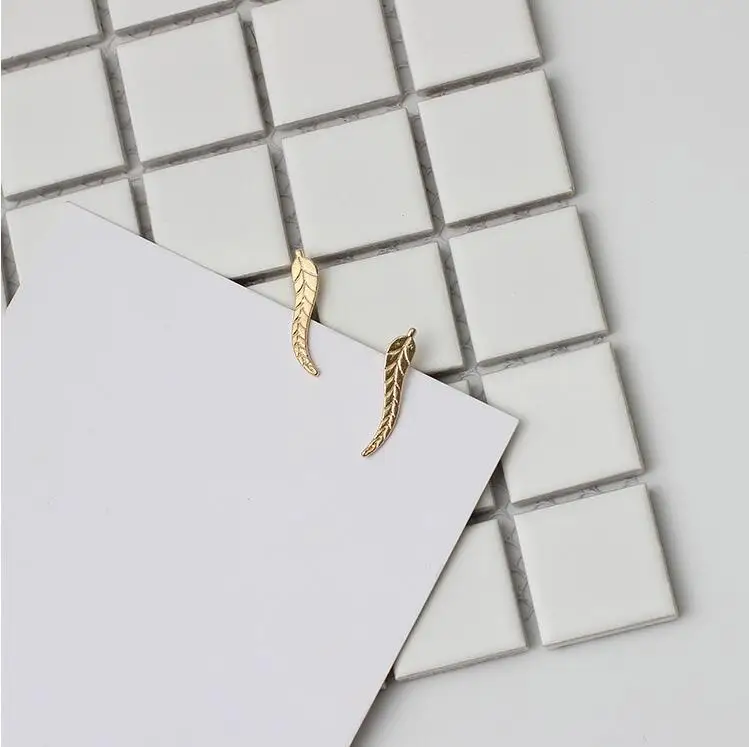 SMJEL 2017 Fashion Feather Women Earrings Boho Long Vintage Leaf Stud Earrings ear Cuff Jewelry Accessories Gift 44
