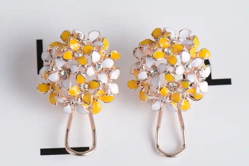 Stud Earrings for Women Female 2017 Boucle d'oreille Crystal Flower Clover Earring Gold Bijoux Jewelry Brincos Mujer 22