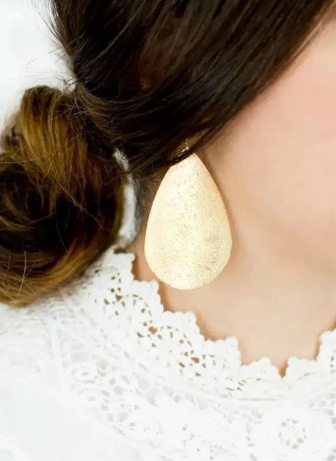 Monogram Metallic Teardrop Earrings 2017 Newest Fashion Design Women Costume Jewelry Large Teardrop Dangle Earrings 13