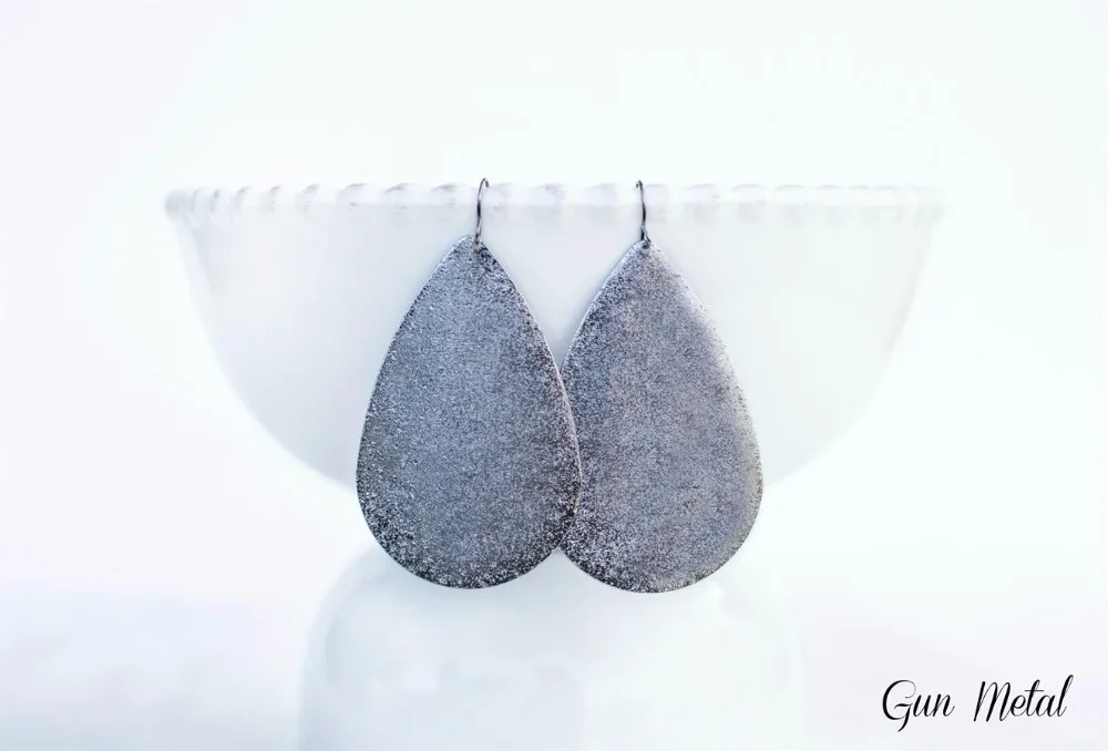 Monogram Metallic Teardrop Earrings 2017 Newest Fashion Design Women Costume Jewelry Large Teardrop Dangle Earrings 15