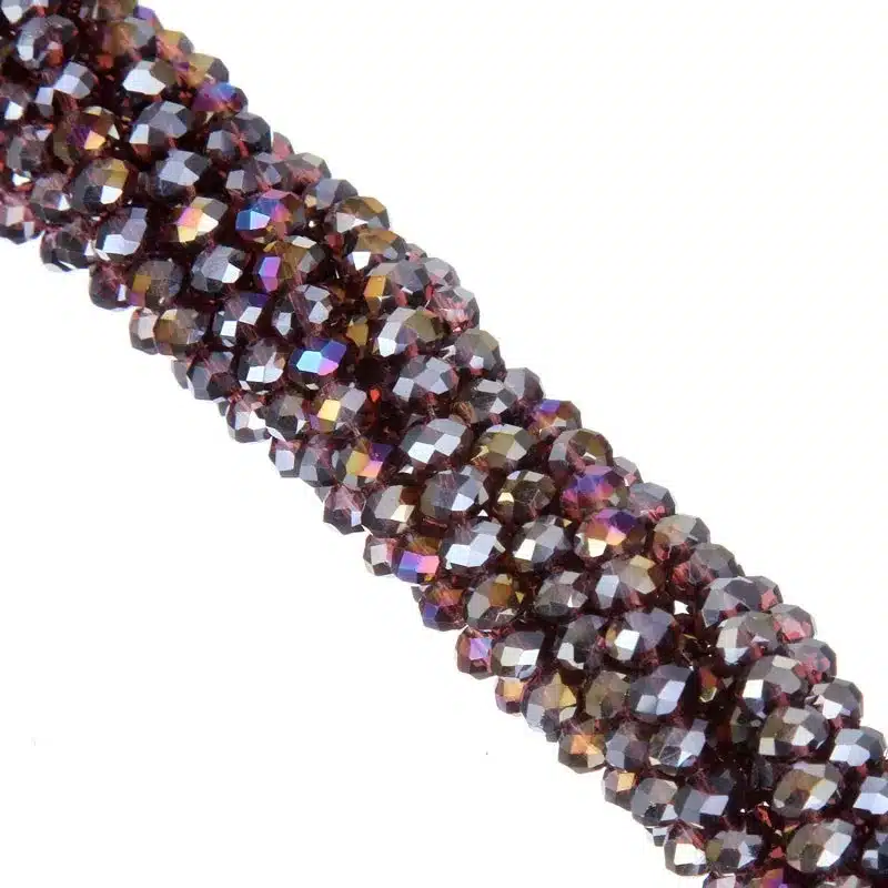 Top Quality AB Color Crystal Glass Beads Candy Color Transparent Spacer Beads 6MM 100PCS For DIY Bracelet Jewelry Making 5