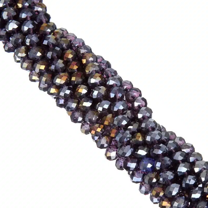 Top Quality AB Color Crystal Glass Beads Candy Color Transparent Spacer Beads 6MM 100PCS For DIY Bracelet Jewelry Making 6
