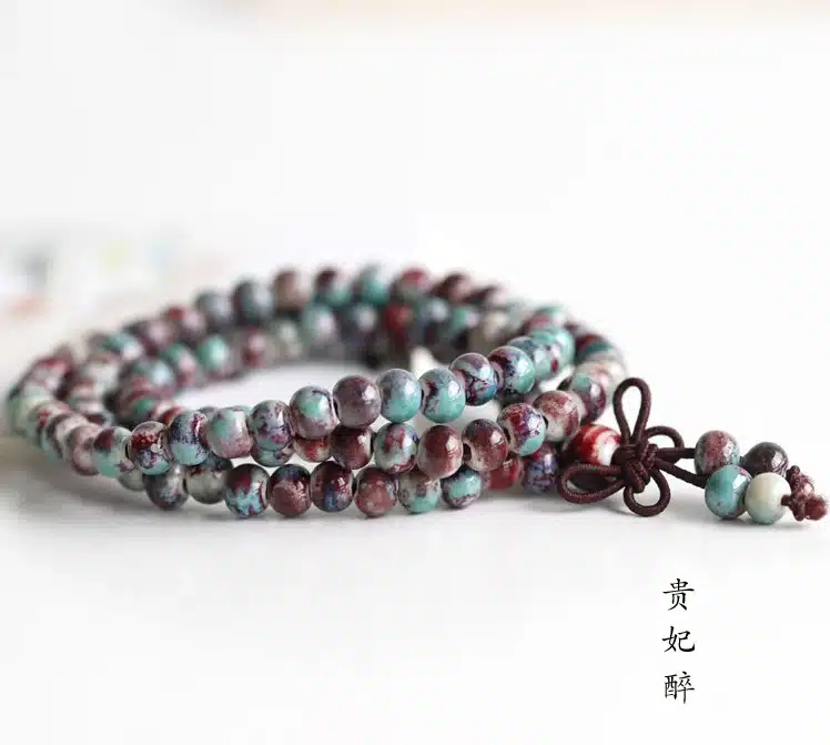 Women Handmade Ceramic Bracelets & Bangles Fashion Bohemia Elegant Jewelry Beaded Accessories Ethnic Tibetan Red Blue Green 8