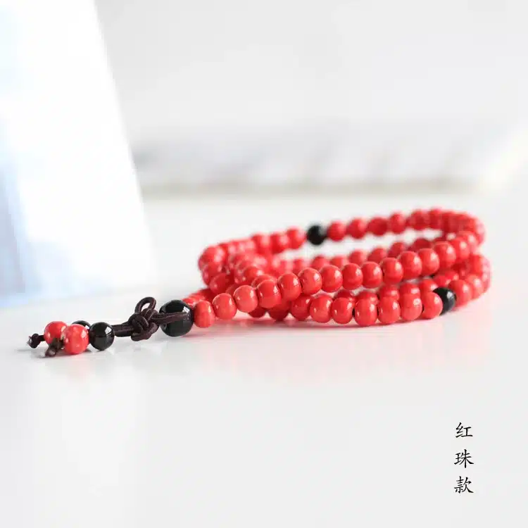 Women Handmade Ceramic Bracelets & Bangles Fashion Bohemia Elegant Jewelry Beaded Accessories Ethnic Tibetan Red Blue Green 9