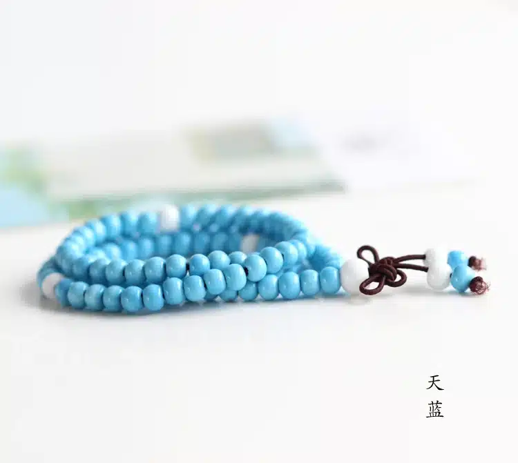 Women Handmade Ceramic Bracelets & Bangles Fashion Bohemia Elegant Jewelry Beaded Accessories Ethnic Tibetan Red Blue Green 13