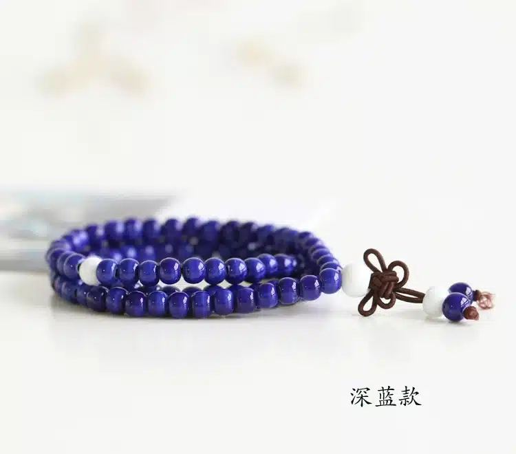 Women Handmade Ceramic Bracelets & Bangles Fashion Bohemia Elegant Jewelry Beaded Accessories Ethnic Tibetan Red Blue Green 16