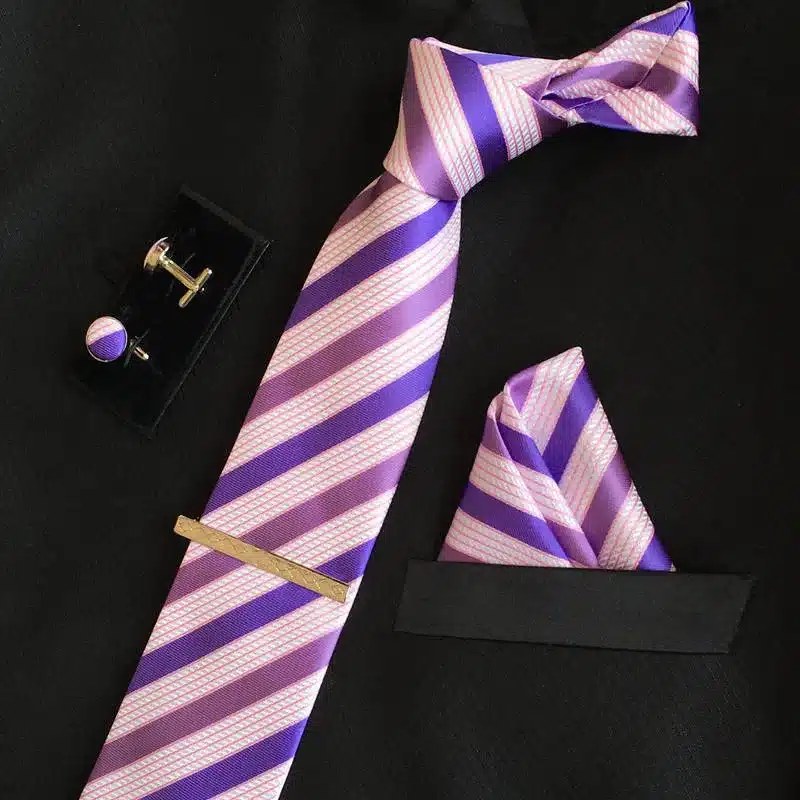 SHENNAIWEI 8cm New high-quality men's ties gravatas dos homens tie set ties for men striped neckties 12