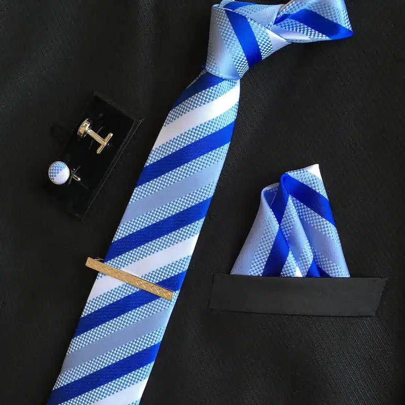 SHENNAIWEI 8cm New high-quality men's ties gravatas dos homens tie set ties for men striped neckties 14