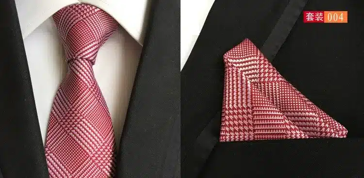 paisley mens fashion ties for men neckties business dress polyester silk tie jacquard casual necktie tie handkerchief set TZ001 12