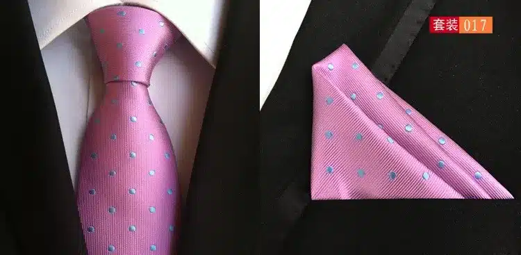 paisley mens fashion ties for men neckties business dress polyester silk tie jacquard casual necktie tie handkerchief set TZ001 22