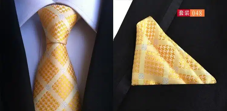 paisley mens fashion ties for men neckties business dress polyester silk tie jacquard casual necktie tie handkerchief set TZ001 27