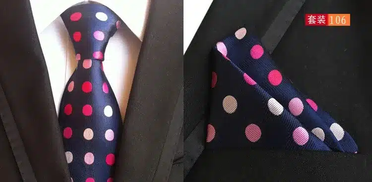paisley mens fashion ties for men neckties business dress polyester silk tie jacquard casual necktie tie handkerchief set TZ001 30