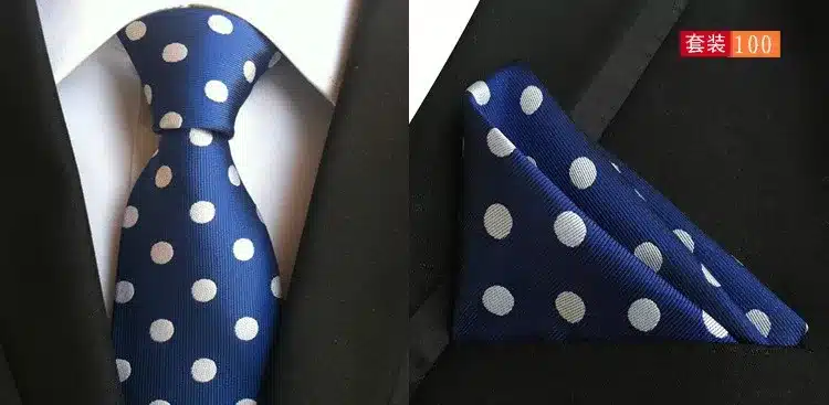 paisley mens fashion ties for men neckties business dress polyester silk tie jacquard casual necktie tie handkerchief set TZ001 29