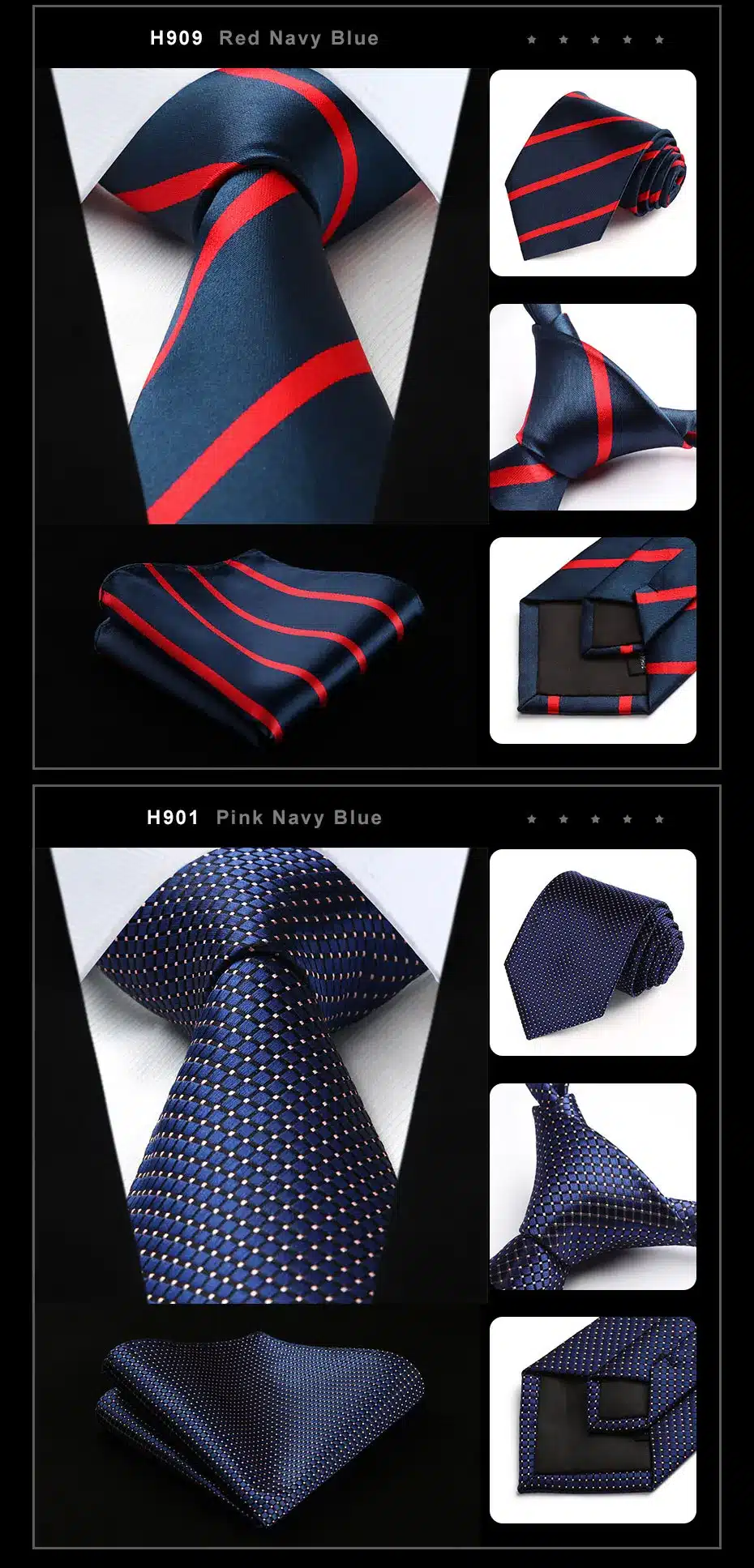 Dot Check Striped Check New 3.4" 100% Silk Jacquard Woven Classic Man's Tie Necktie #H9 12