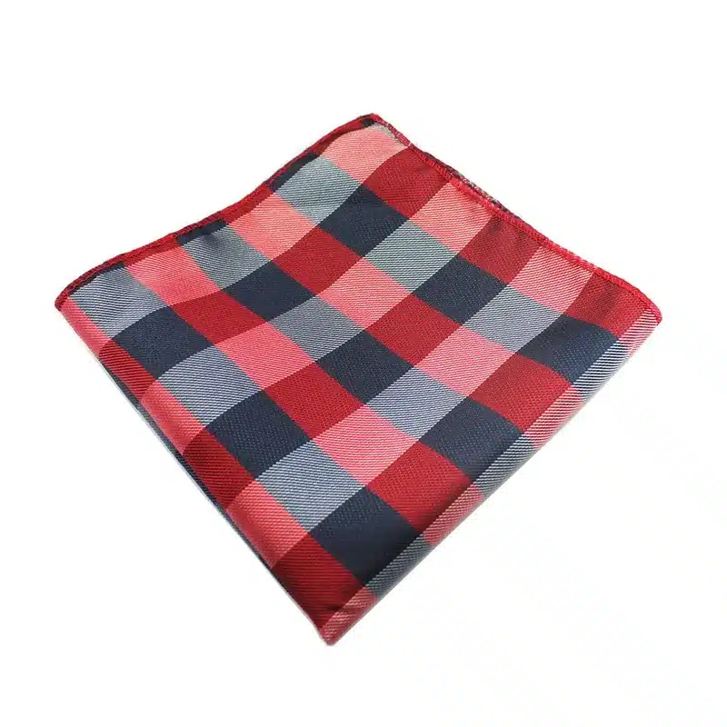 RBOCOTT Classic 8cm Tie Set For Men Silk Jacquard Woven Plaid Ties Handkerchief Cufflinks Set Mens Striped Wedding Necktie 30