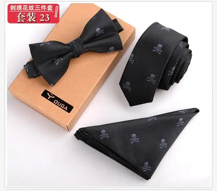 3 PCS Men Bow Tie and Handkerchief Set Bowtie Slim Necktie Corbatas Hombre Pajaritas Cravate Homme Noeud Papillon Man 29