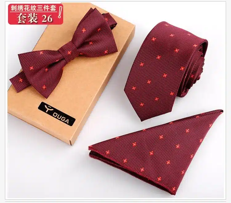 3 PCS Men Bow Tie and Handkerchief Set Bowtie Slim Necktie Corbatas Hombre Pajaritas Cravate Homme Noeud Papillon Man 31
