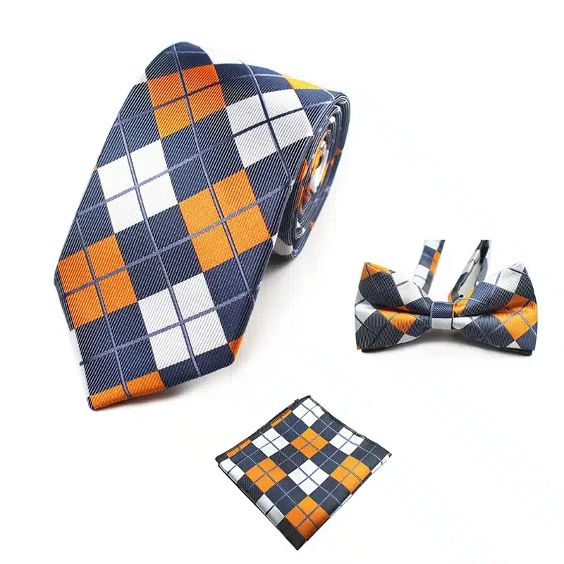 GUSLESON Fashion Wedding Floral Necktie & Pocket Square Towel & Bow Tie Set Mens Suit Papillon Corbatas Handkerchief Tie gravata 31