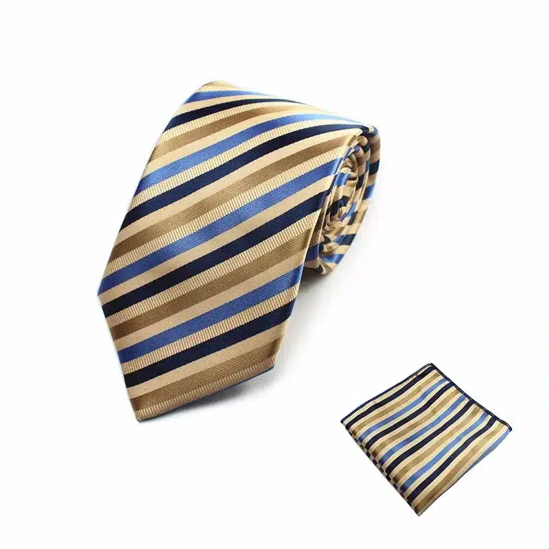 New Design Gents Necktie Plaid Paisley 100% Silk Jacquard Tie Hanky Set Business Wedding Party Ties For Men Free Shipping 15