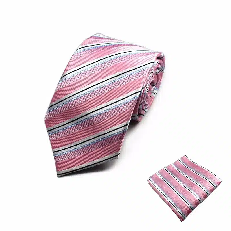 New Design Gents Necktie Plaid Paisley 100% Silk Jacquard Tie Hanky Set Business Wedding Party Ties For Men Free Shipping 31